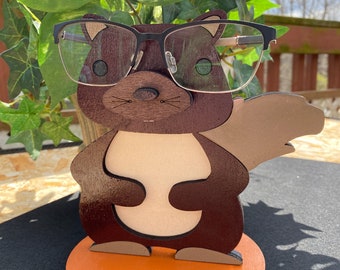Portaocchiali a forma di animaletto - Glowforge - File tagliati al laser - Download immediato (nessun elemento fisico incluso) SVG - dxf - AI - lbrn2 - pdf