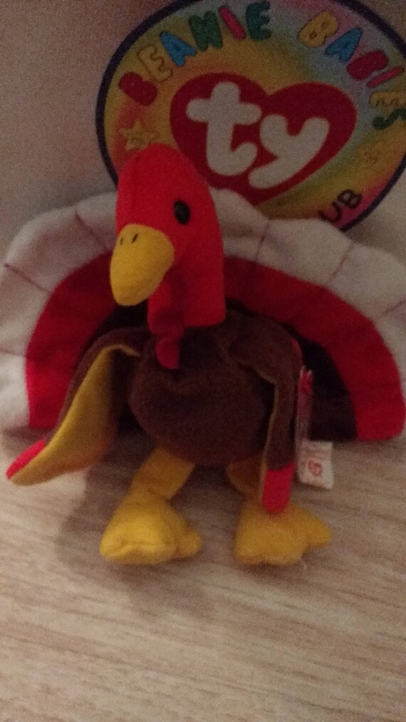 rare gobbles beanie baby