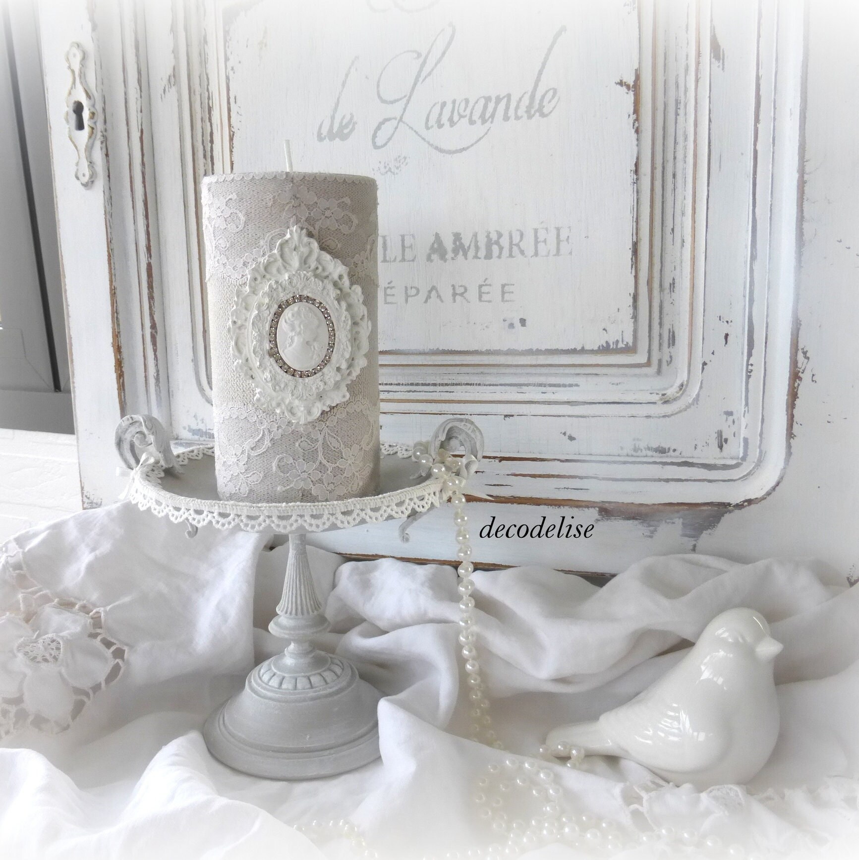 Porte Bougie Style Napoléon Iii Porte Ancien Relooké