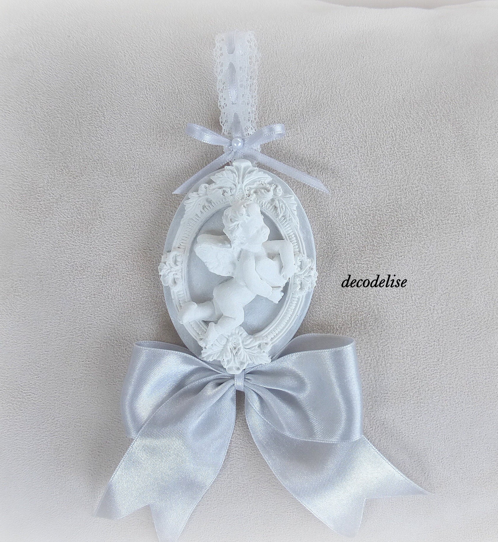 Médaillon Angelot à Suspendre