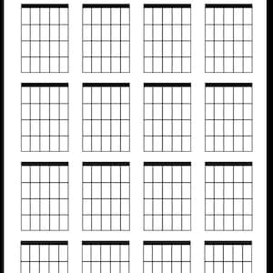 Guitar Chords Blanks