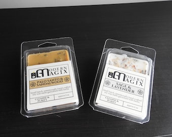 Reinigung & Reinigung Sojawachs Melts | Palo Santo Sandelholz oder Lavendel Salbei | Rauchfreie Reinigung