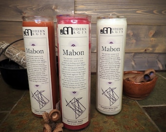Mabon Ritual Candle | Autumn Equinox, Harvest Season, Vegan Soy