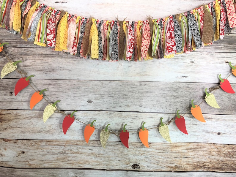 Chili Pepper Garland / Mexican Fiesta Chili Pepper Garland / Etsy