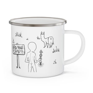 No Prob Llama Enamel mug
