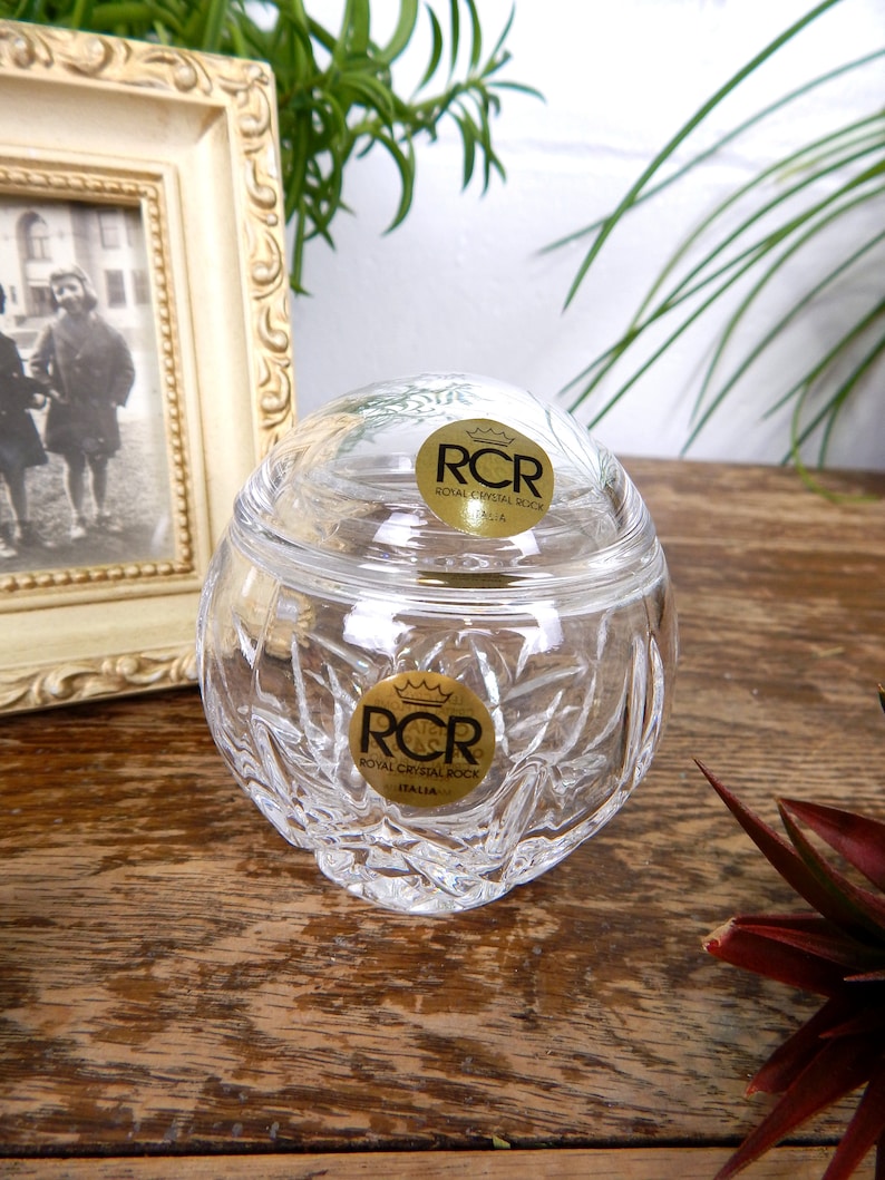 Vintage RCR Royal Crystal Rock Italian Miniature Egg Shaped Etsy