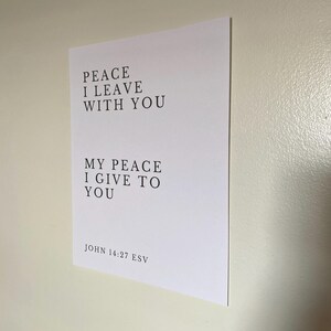 john 14:27 — ART PRINT