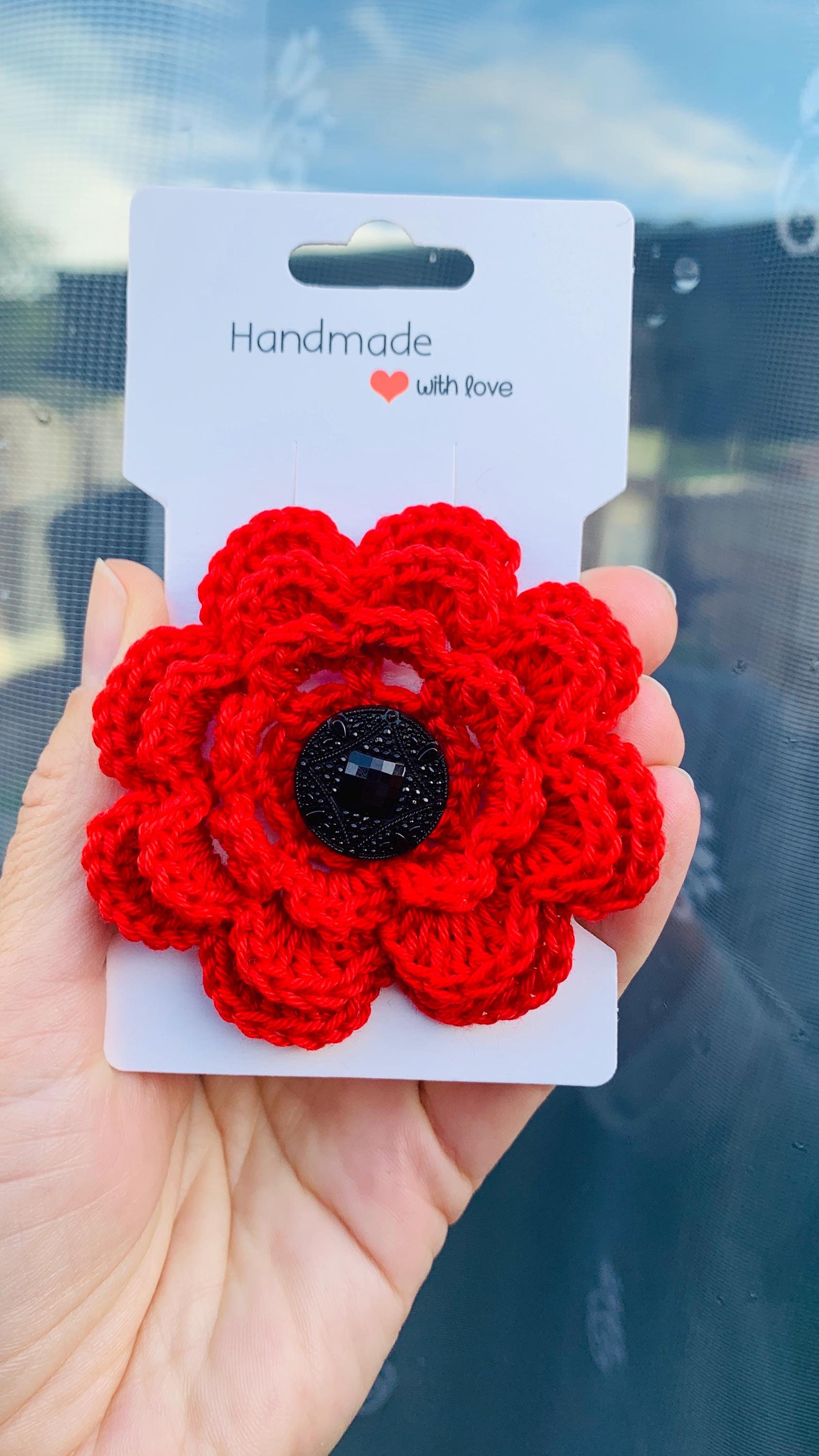 Poppy Red Yarn - Etsy