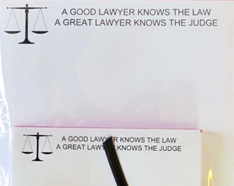 Notepad - A Great Lawyer Knows the Judge