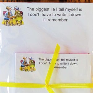 Notepad - The biggest lie I tell myself is I don&#39;t have to write it down