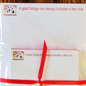 Notepad - A good bridge mix always includes a few nuts