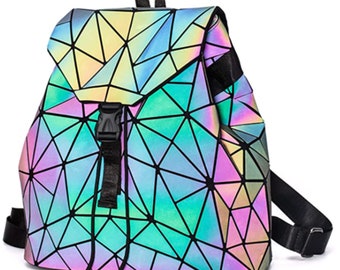 New 2019 Luminous Backpack Women 3D Geometric 60%OFF!! New 2019 Luminous Backpack Women 3D Geometric 60%OFF!!