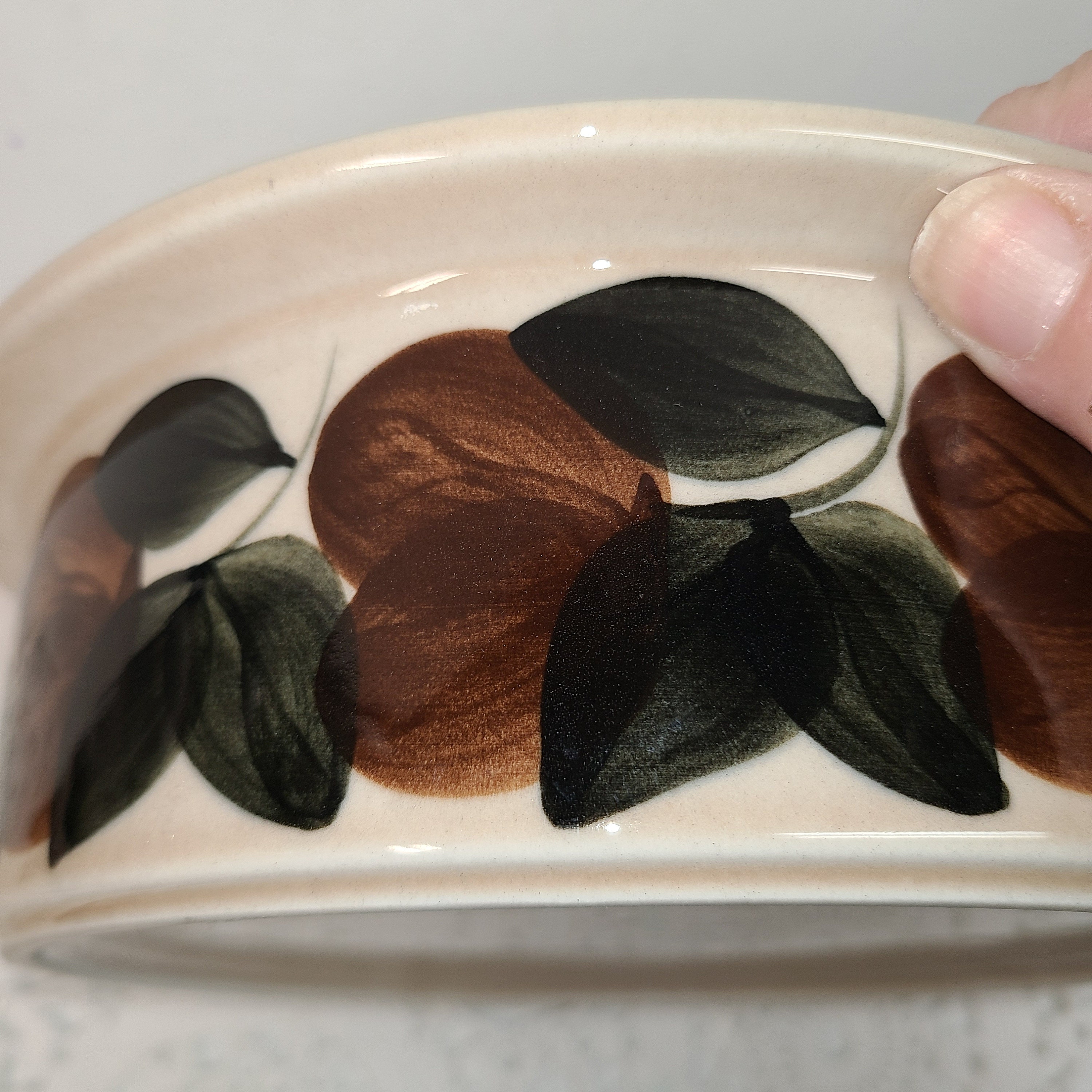 ヴィンテージ MCM アラビア フィンランド ブラウン ライジャ