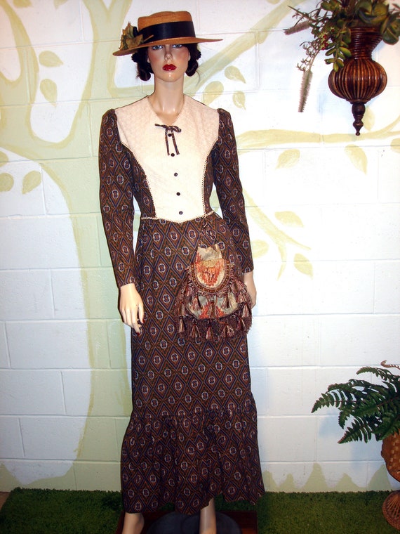 Vintage Cottage Core Gunne Sax Style Festival Max… - image 5