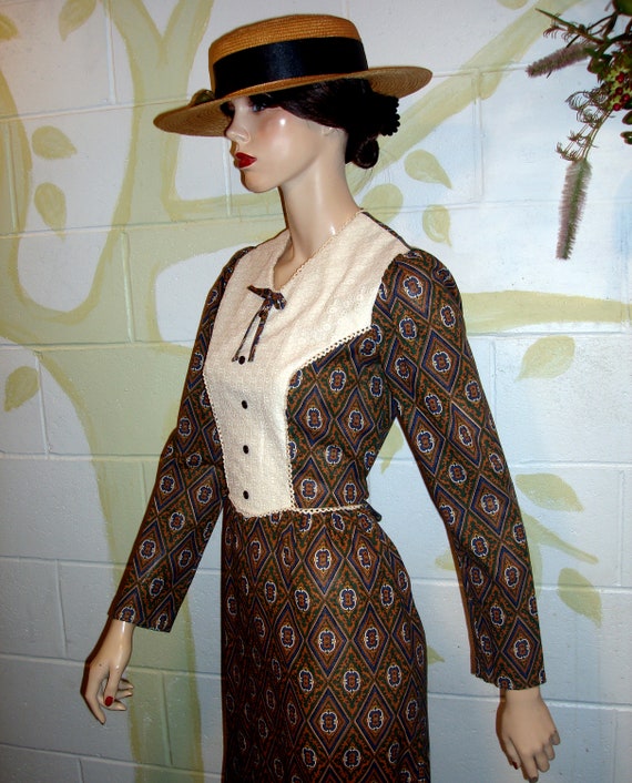 Vintage Cottage Core Gunne Sax Style Festival Max… - image 7