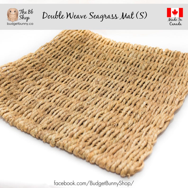Double Weave Seagrass Mat Small Rabbits Small Animals Etsy
