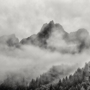 Cloudy Weather over the Austrian Alps - Limited Edition Digital Download - Austria Landscape Photography