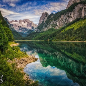 Reflection in the Austrian Alps - Landscape Photography - Limited Edition Digital Download