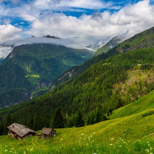 House in the Austrian Alps - Landscape Photography - Austria, Europe - Hohe Tauern National Park