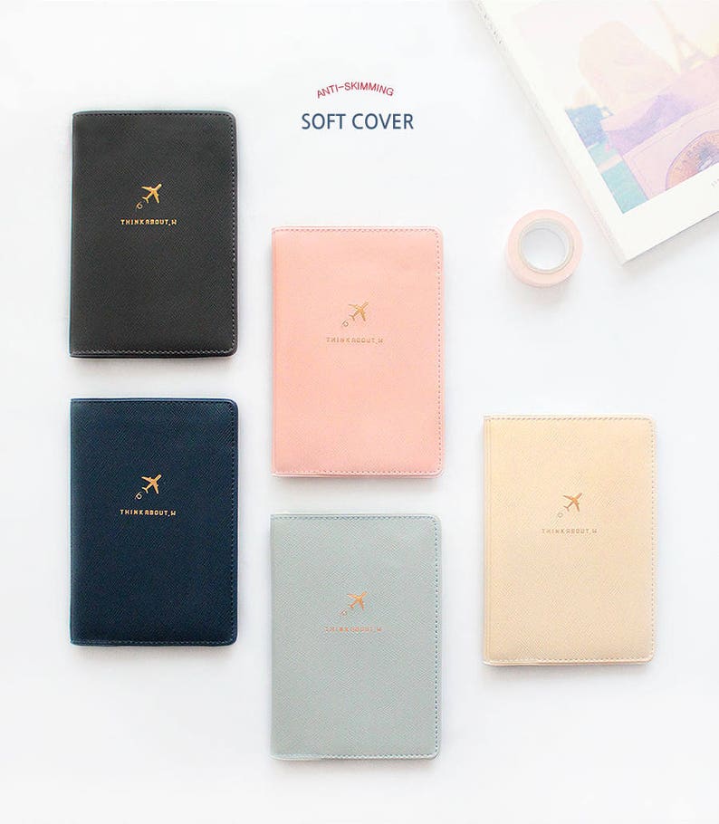 Anti-Skimming Soft Cover Passport Wallet NEW image 1