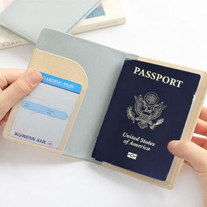 Anti-Skimming Soft Cover Passport Wallet NEW image 4