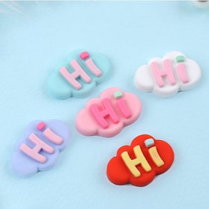High Quality Colorful Cloud Shoe Charms For Croc