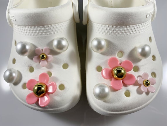 Crocs pearl best sale pink