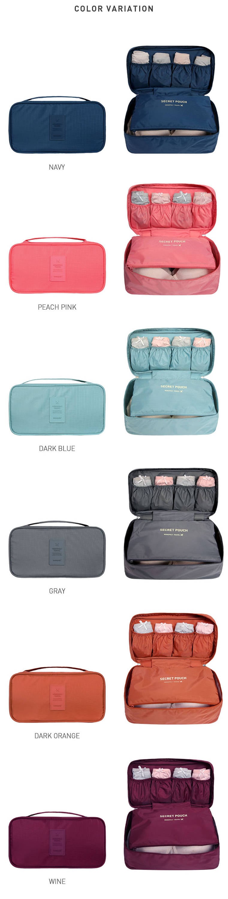 GRAND UNDERWEAR POUCH travel Pouch Etsy