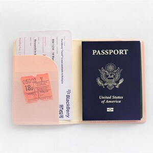 Anti-Skimming Soft Cover Passport Wallet NEW image 6