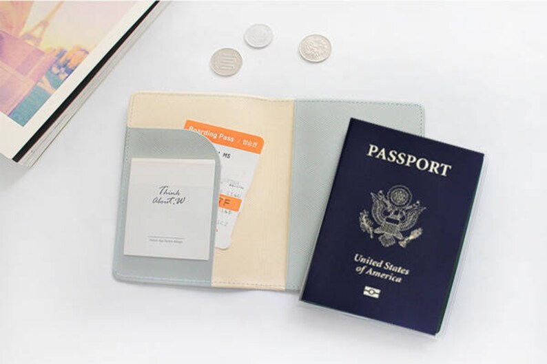 Anti-Skimming Soft Cover Passport Wallet NEW image 9