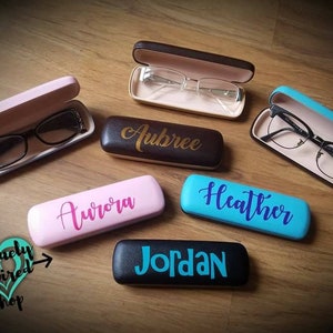 Custom Glasses Case, Personalized Eyeglass Case