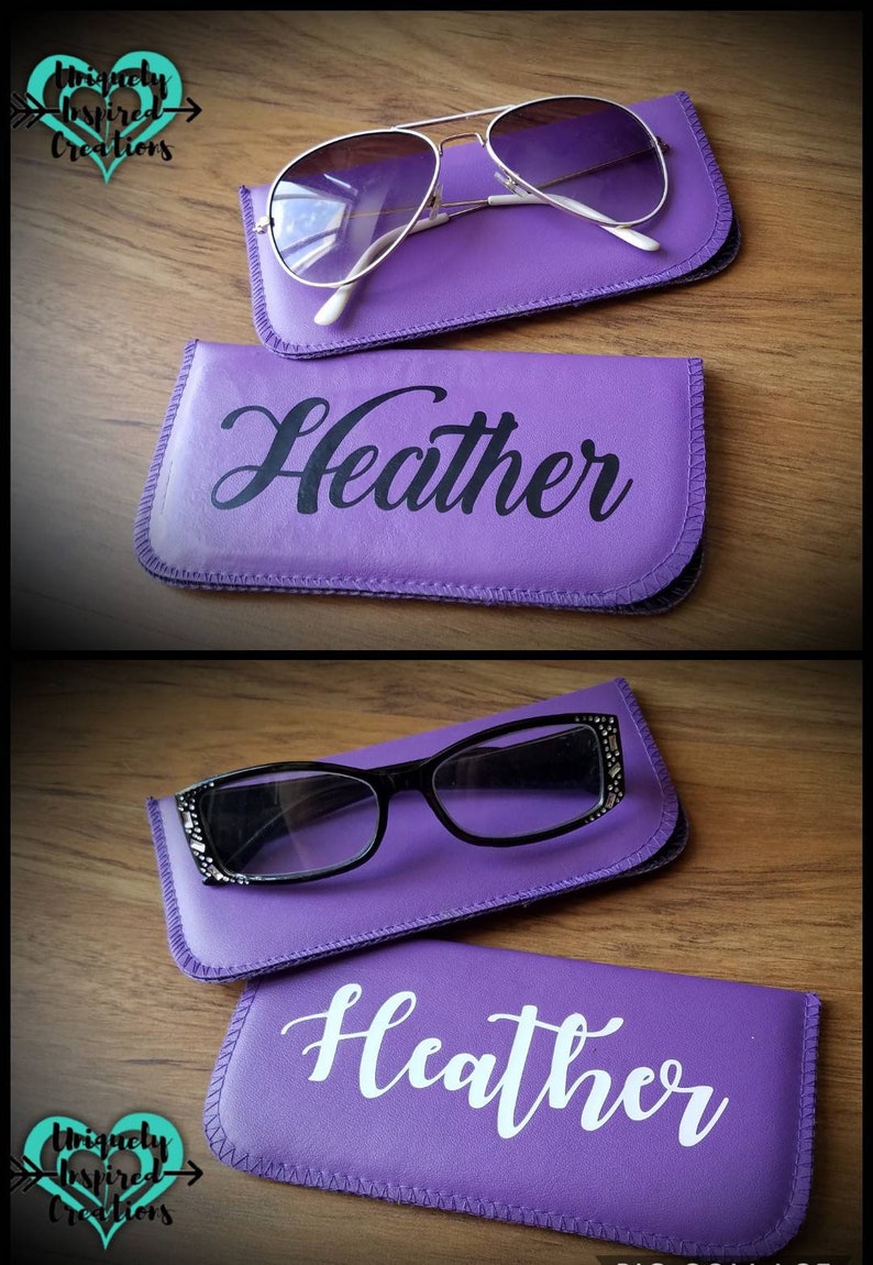 Personalized Soft Eyeglass Case / Sunglass Case . Personalized Etsy