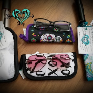 Curling Iron / Flat Iron Travel Heat Pocket,Sunglass case, Travel case, Heat protector, Gift, for curling irons, flat irons, or sunglasses