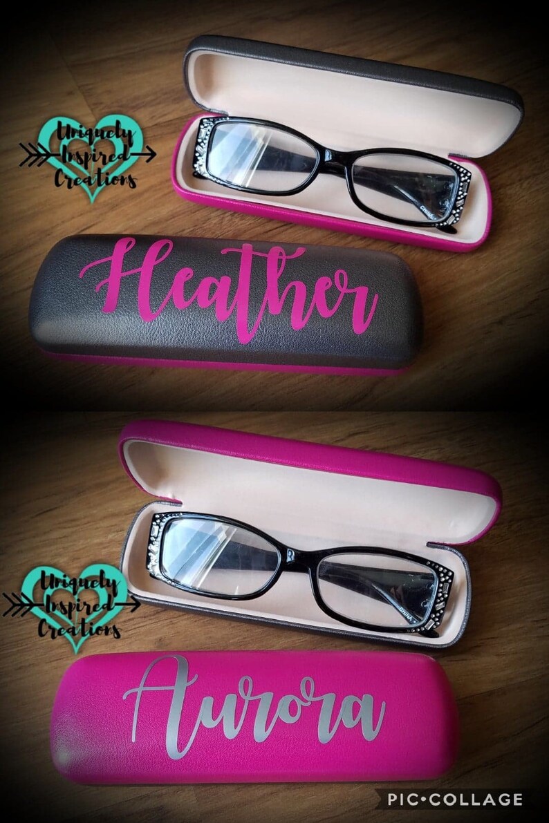 Personalized Eyeglass Case Personalized gift for kids women Etsy