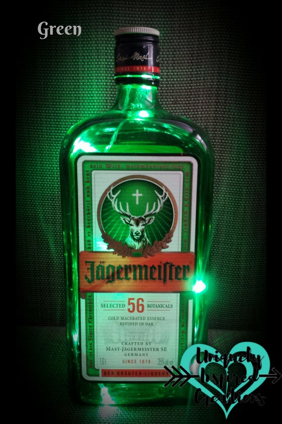 Jagermeister bottle light Jager Light Decor different | Etsy Jagermeister bottle light Jager Light Decor different | Etsy