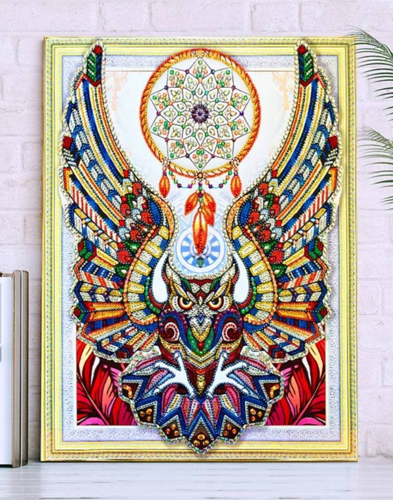 Fairy in special beads 5d diamond painting art kit UK seller 30 x 40 cm