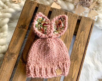 Bunny Hat - Etsy