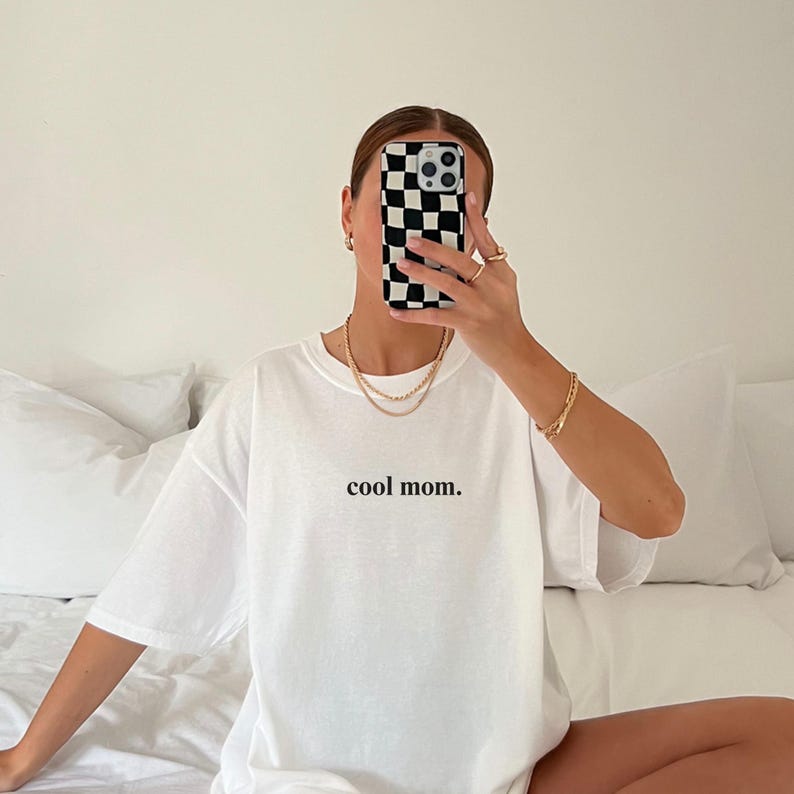 Comfort Color® Cool Mom shirt Mom Shirt Pregnancy Announcement Mom Shirt cool grandma sweatshirt Mothers Day Gift Best mom Mom Gift 00641 image 3