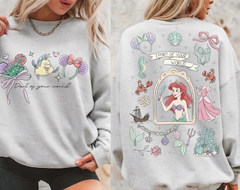 Comfort Color® Little Mermaid Disney Shirt Ariel and Prince T-shirt Women's Little Mermaid Ariel Shirt Disney princess Disney trip 001422