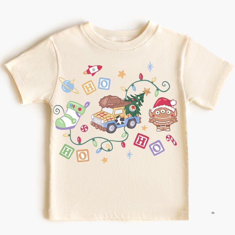 Comfort Color® Disney Pixar Toy Story Christmas Shirt Woody Shirt Pizza Planet shirt Buzz Hamm Rex Tee Magic Kingdom Disneyland trip 001145 imagem 9
