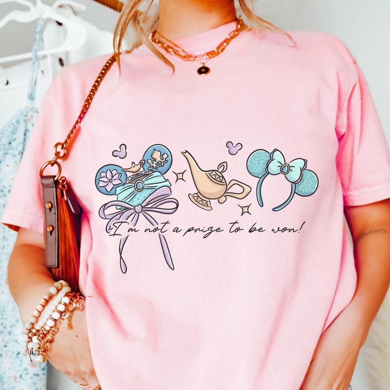 Comfort Color® Disney Princess Shirt Disneyworld Shirt Cinderella Belle Rapunzel Ariel Snow White Disney Girl Trip Princess Birthday 00971 immagine 7