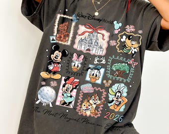 Comfort Color® Vintage Mickey Disneyworld Comfort Colors Shirt Retro Mickey And Friends Shirts Walt Disneyworld Tee Disney 2026 Trip 001550