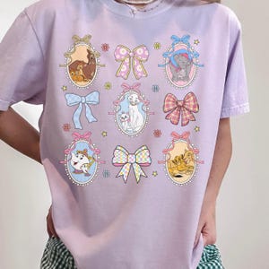 Comfort Color® Disney Cartoon Mom with bows shirt, Cute Mom Gift ideas tee, Cartoon Mama Best Mom Ever Happy Mother’s Day Cat Mom 00749