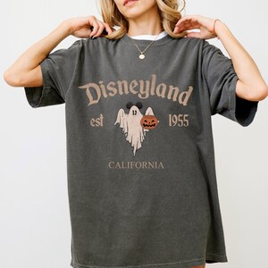 Comfort Color® Retro Disneyland Est 1955 California Mickey Ghost Shirt, Disneyland Halloween Shirt, Disney Mickey Halloween, 00106 image 12