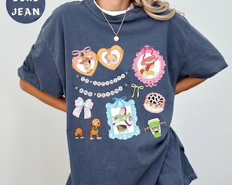 Comfort Color® vintage Disney Toy Story infinity and beyond t-Shirt Disney Toy Story tee Jessie and Woody tee buzz disney trip shirt 0689
