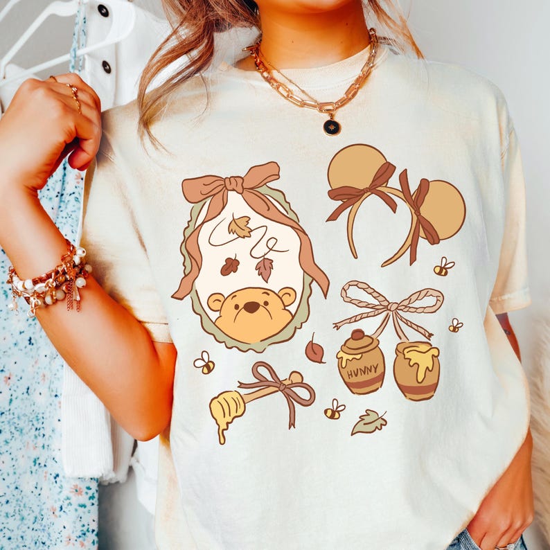 Comfort Color® Disney bear shirt Mama Bear shirt Halloween cute bear tee Disney Family Shirt disney trip shirt disney fall shirt 00893 image 1