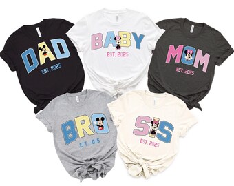 Disney Mom Shirt, Mickey Dad Shirt, Minnie Mama Shirt, New Dad Gift, Disney Family Matching Shirt, New Mom Shirt, Disney Family Trip, 00668