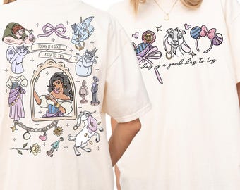 Comfort Colors® Disney Esmeralda Shirt, Hunchback of Notre Dame Tee, Today Is a Good Day to Try Shirt , Disney Girl Shirt 001139