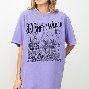 Comfort Color® Walt Disney World Shirt, The Happiest Place on Earth Shirt, Disney trip 2024, Disney Dream Shirts, Mickey Minnie Shirt, 00218 afbeelding 3