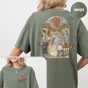 Comfort Color®  Vintage Tale As Old As Time Shirt, Disney Princess, Beauty And The Beast Disney Shirt, Gift for her, 00270